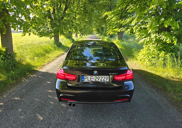 BMW Seria 3 cena 74900 przebieg: 141000, rok produkcji 2015 z Leszno małe 211
